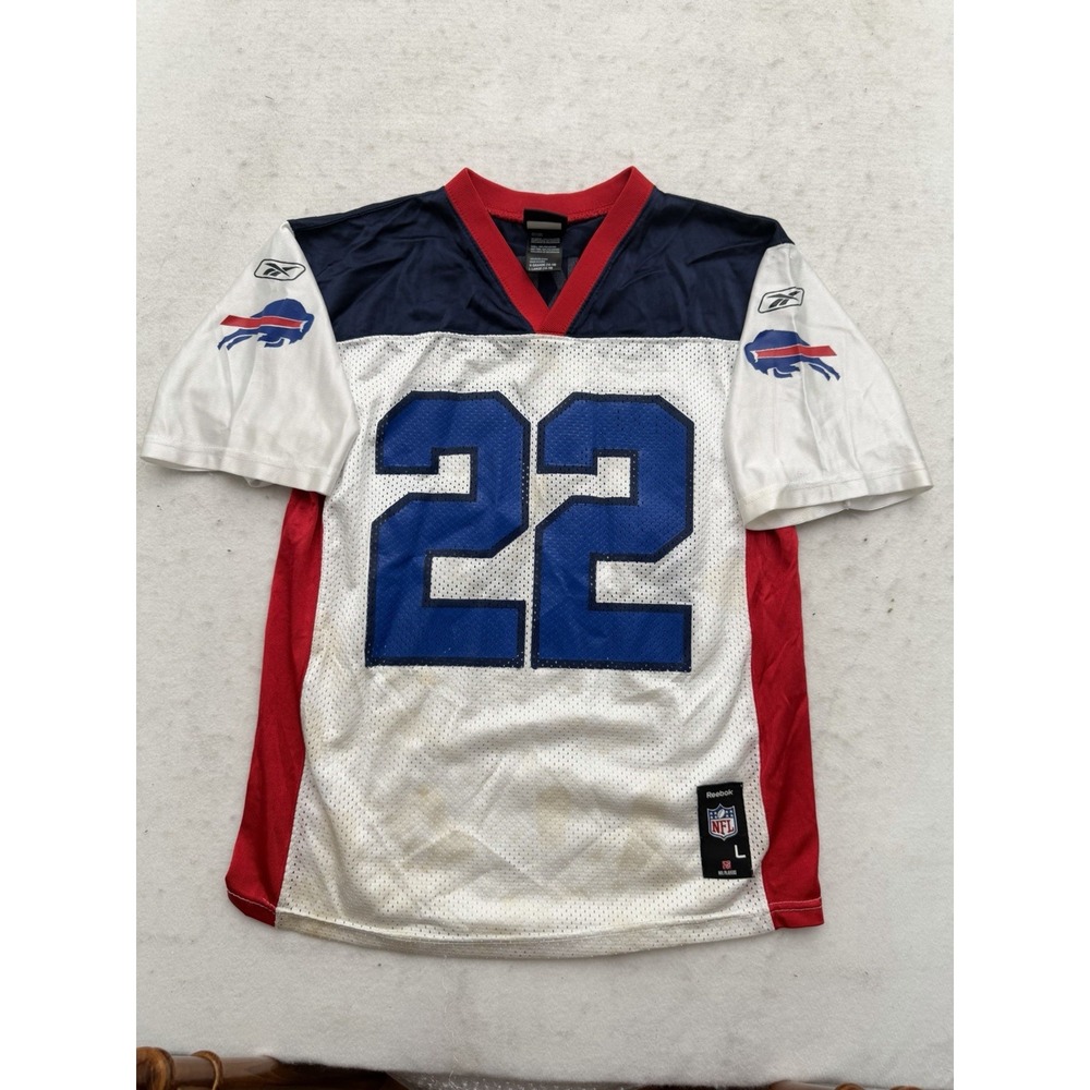 Buffalo Bills Fred Jackson Reebok Jersey #22 Youth Size L VTG RARE